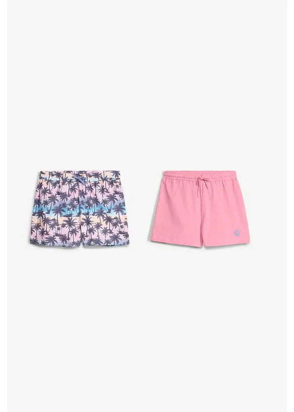 Shorts in jersey di puro cotone biologico (pacco da 2), bonprix