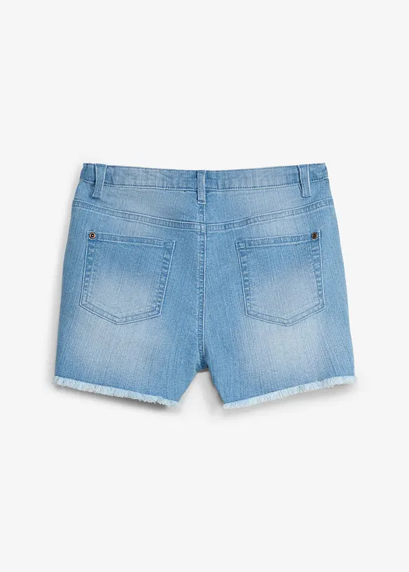 Shorts di jeans, vita media, bonprix
