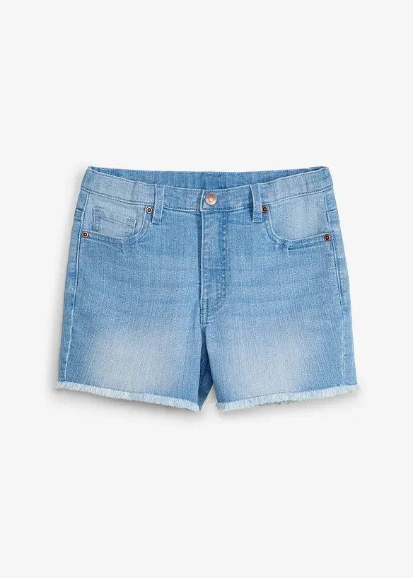 Shorts di jeans, vita media, bonprix