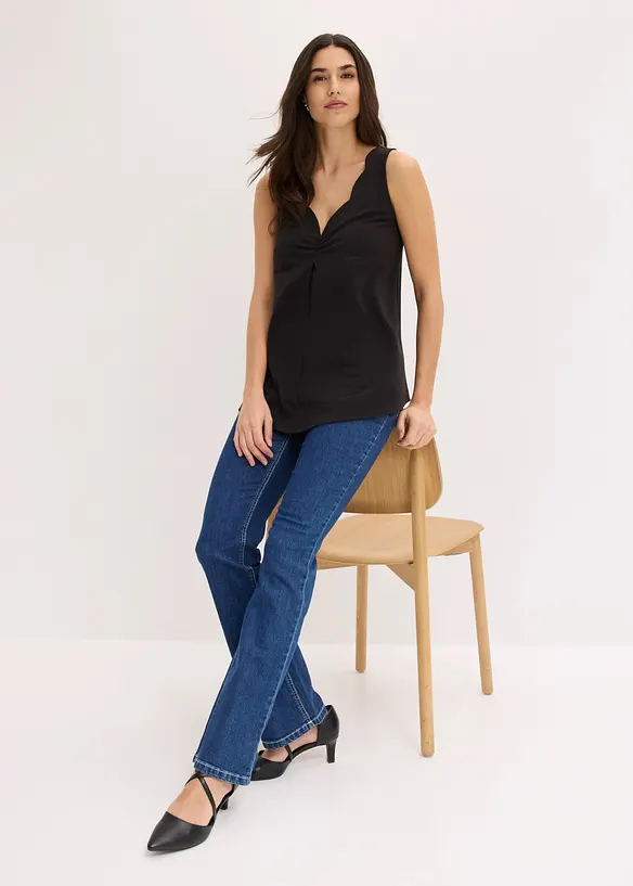 Top con scollatura profonda, bonprix