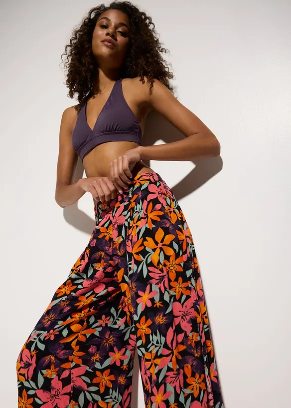 Pantaloni da spiaggia in viscosa fluida, bonprix
