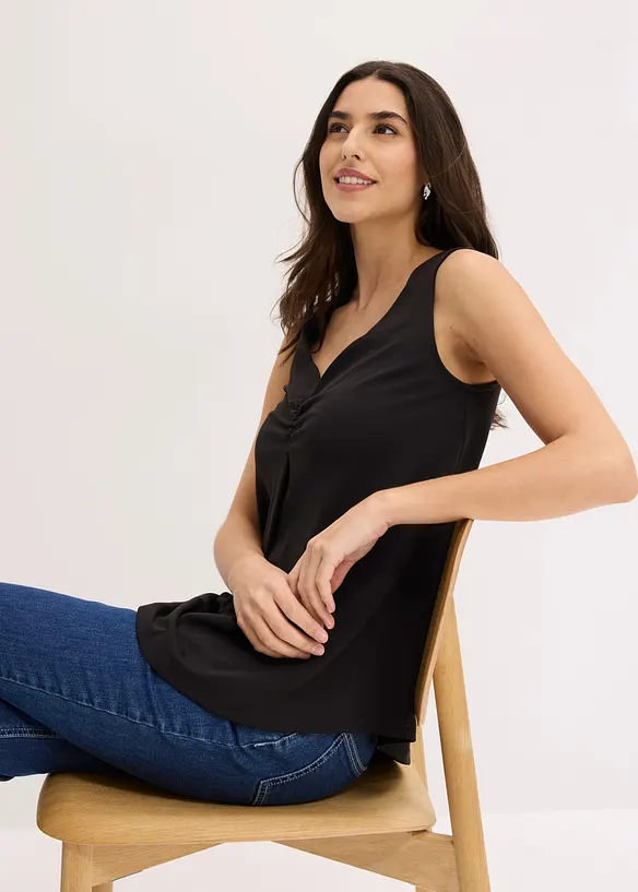 Top con scollatura profonda, bonprix