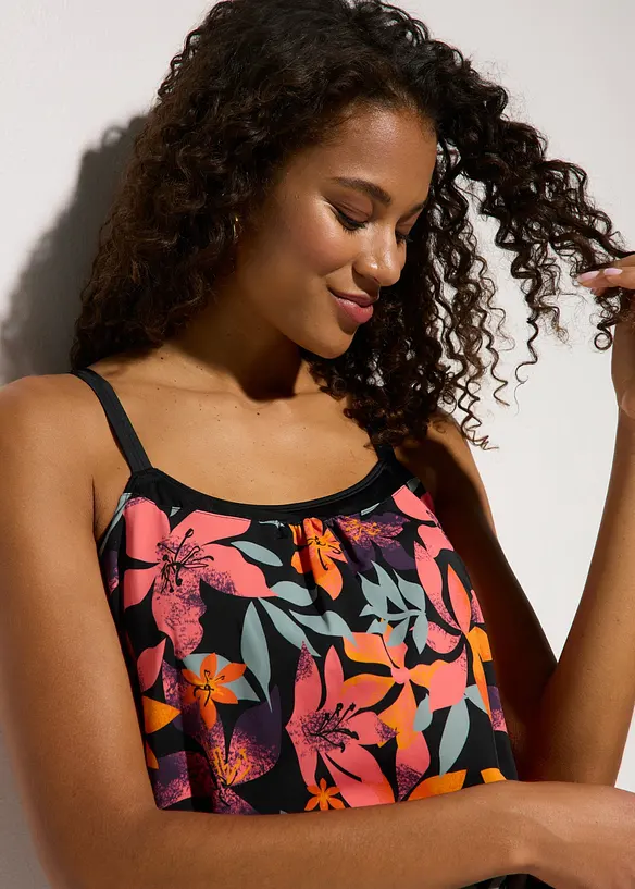 Tankini oversize con spalline regolabili (set 2 pezzi), bonprix