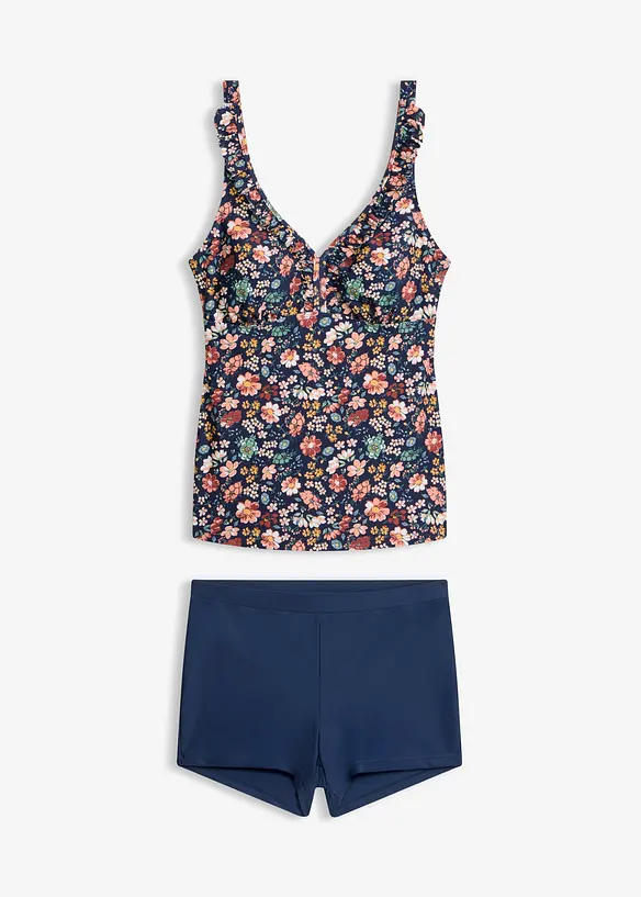 Tankini con spalline regolabili (set 2 pezzi), bonprix