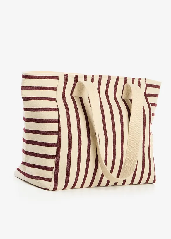 Borsa shopper grande in tela, bonprix