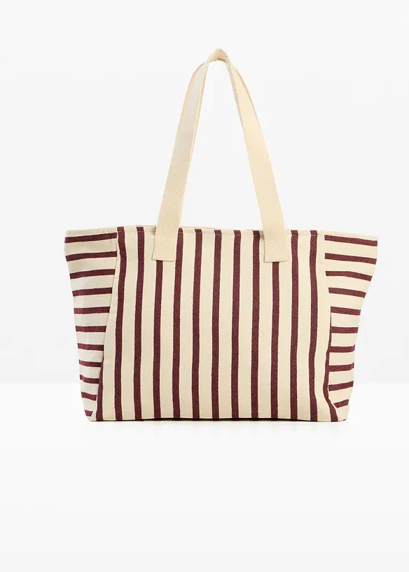 Borsa shopper grande in tela, bonprix
