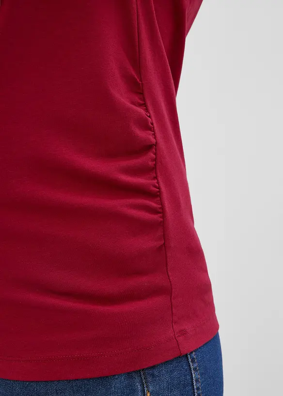 Maglia pr&eacute;maman con scollo rotondo ampio (pacco da 2), bonprix