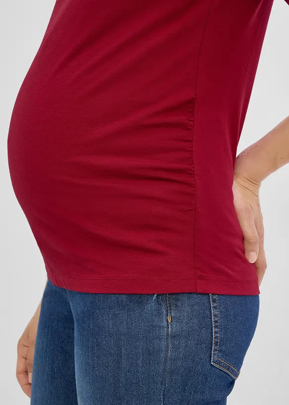 Maglia pr&eacute;maman con scollo rotondo ampio (pacco da 2), bonprix