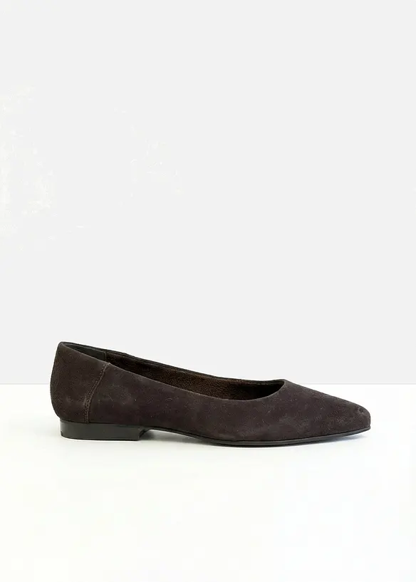Ballerine in pelle, bonprix