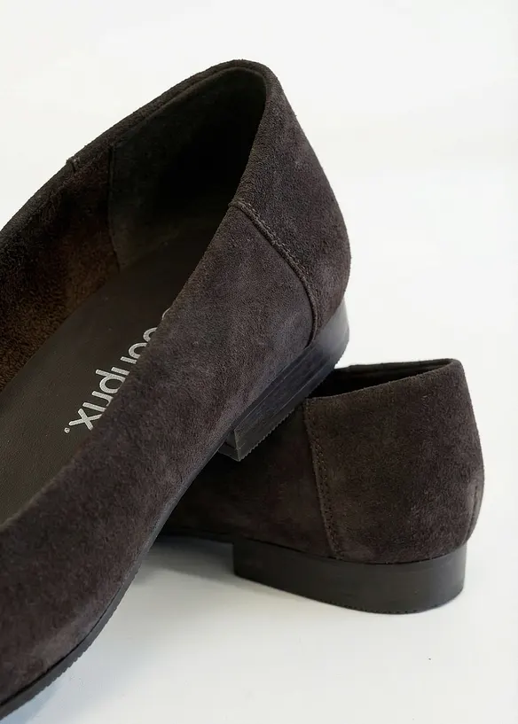 Ballerine in pelle, bonprix