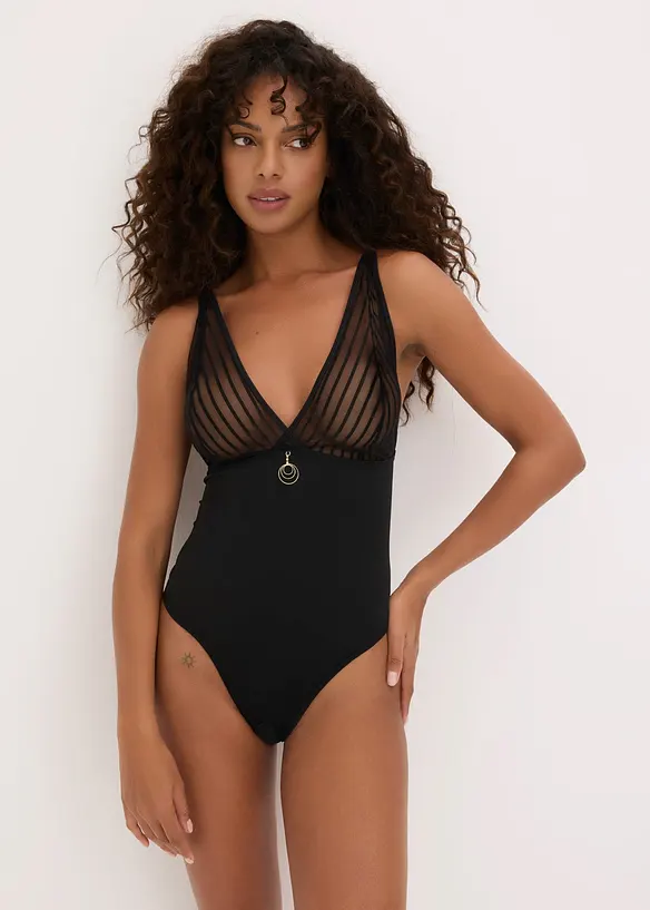 Body con perizoma ouvert, bonprix