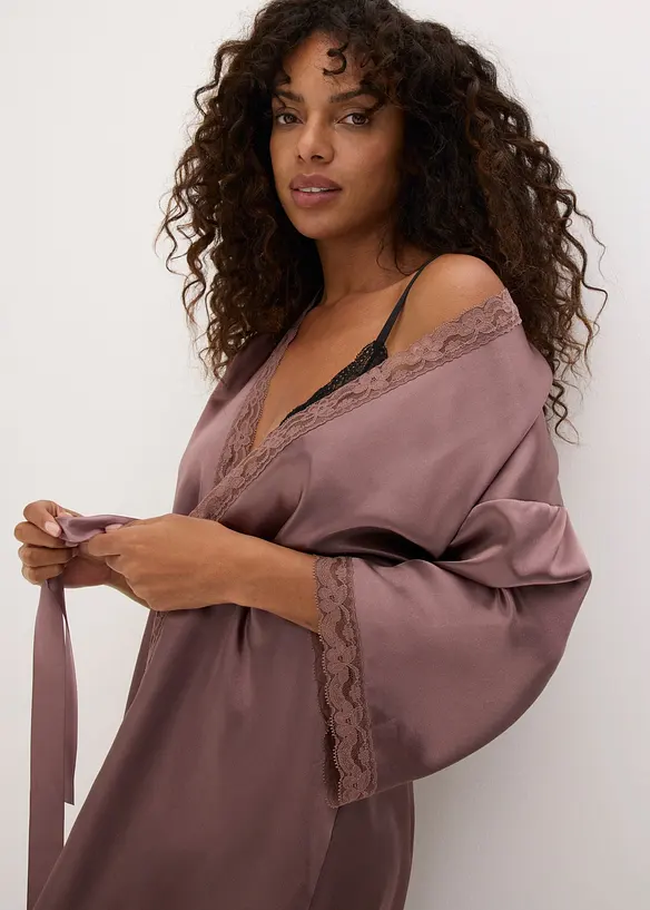 Kimono in satin, bonprix