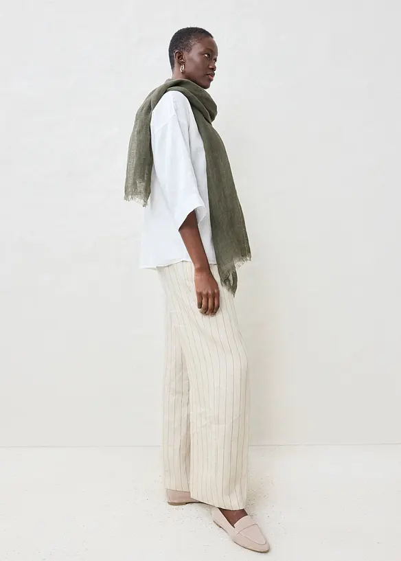 Camicetta oversize in puro lino, bonprix