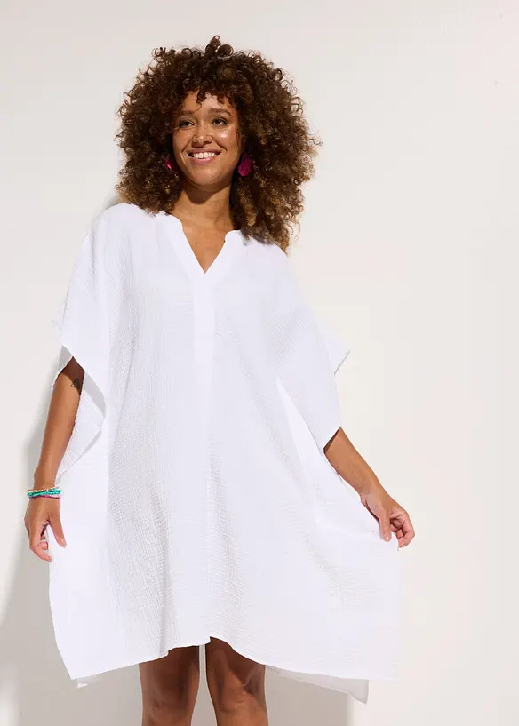 Tunica copricostume in mussola leggera, bonprix