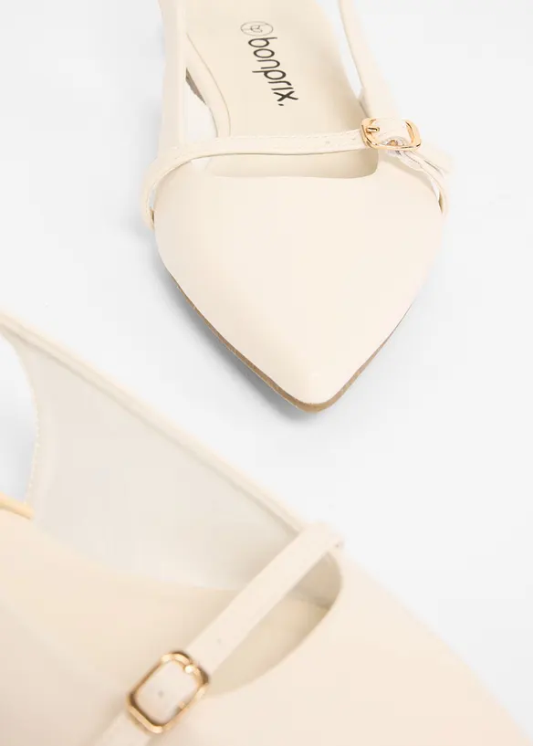 Ballerine con cinturino decorativo, bonprix