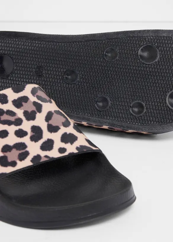 Ciabattine animalier, bonprix