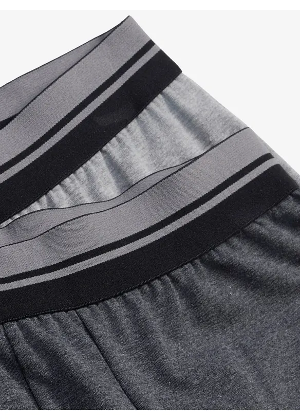Boxer aderenti lunghi con cotone (pacco da 2), bonprix