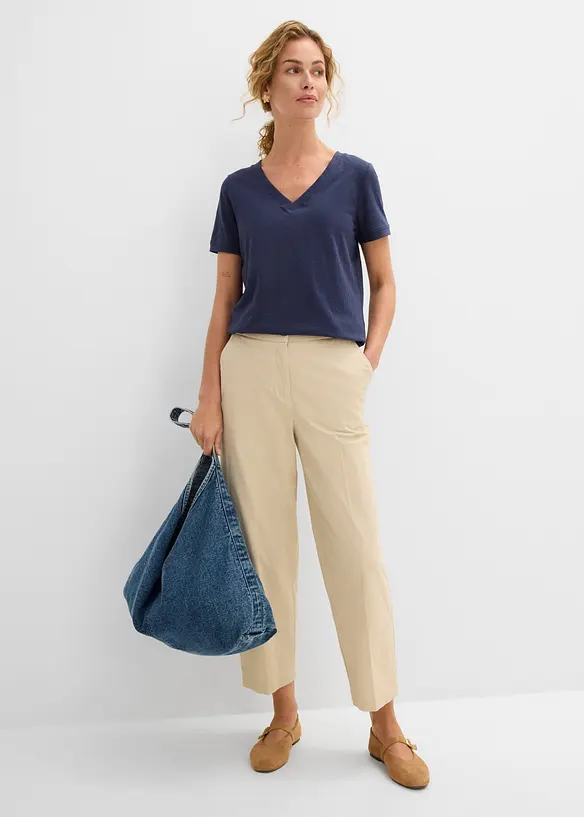 T-shirt in puro cotone, bonprix