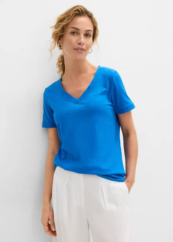 T-shirt in puro cotone, bonprix