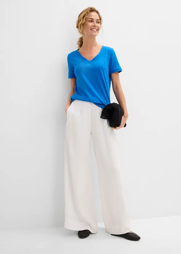 T-shirt in puro cotone, bonprix