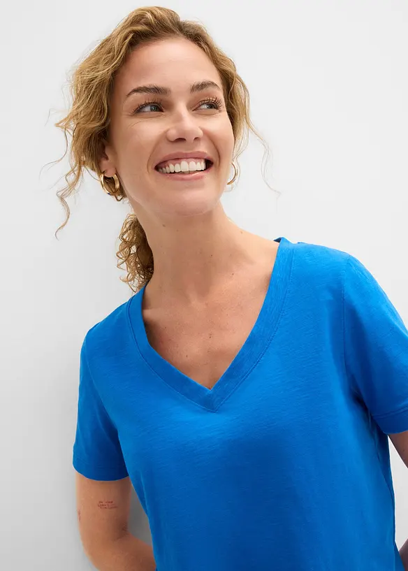 T-shirt in puro cotone, bonprix