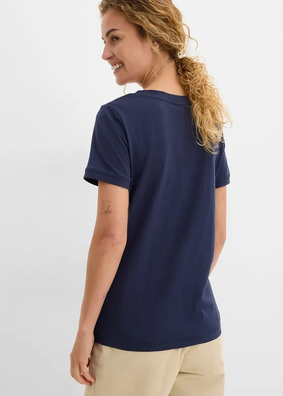 T-shirt in puro cotone, bonprix