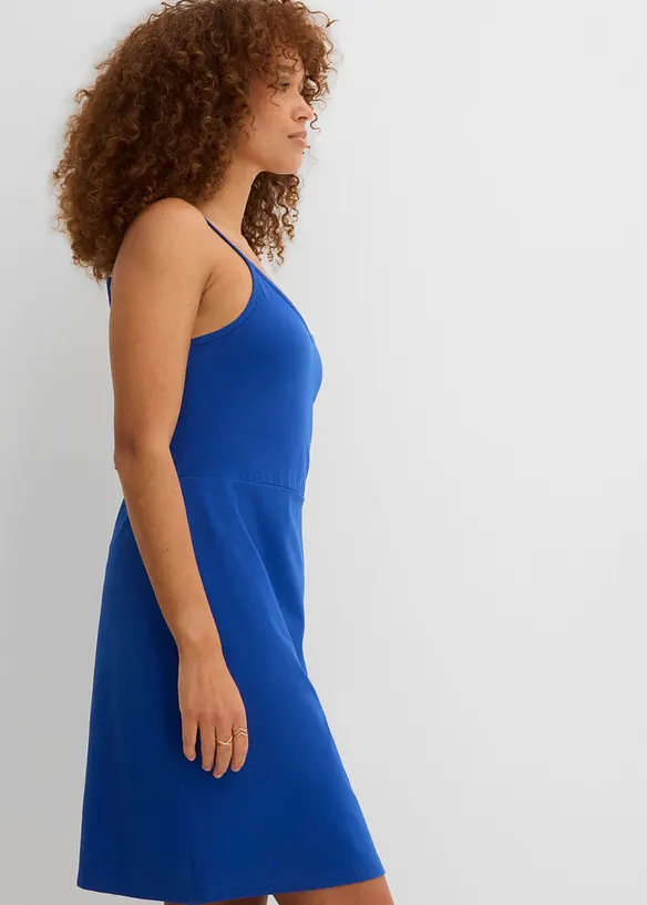 Abito in jersey di cotone biologico elasticizzato, bonprix