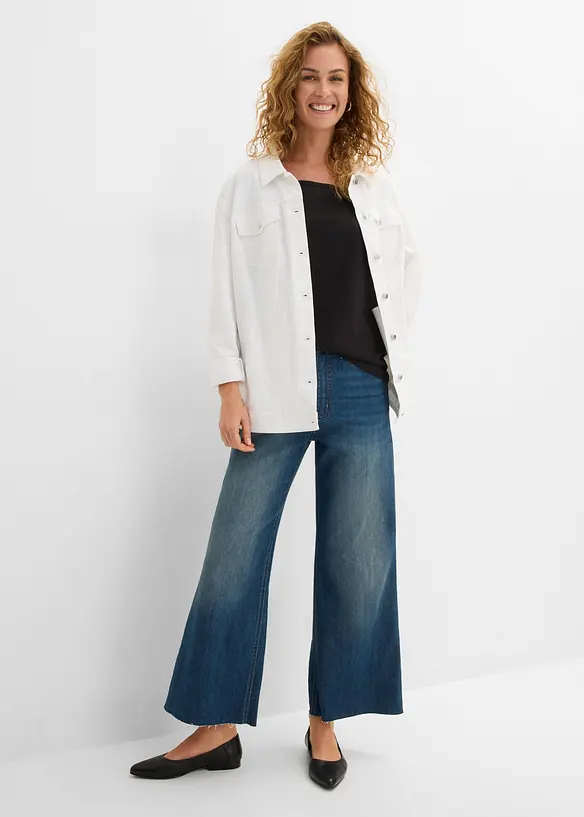 Maglia a maniche corte con scollo quadrato, bonprix