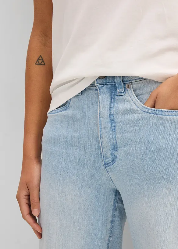 Maglia a maniche corte con scollo quadrato, bonprix