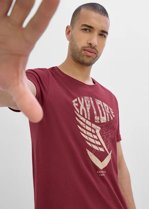 T-shirt in cotone biologico, bonprix