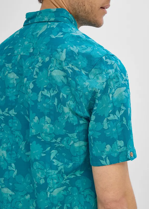 Camicia a maniche corte in seersucker, bonprix