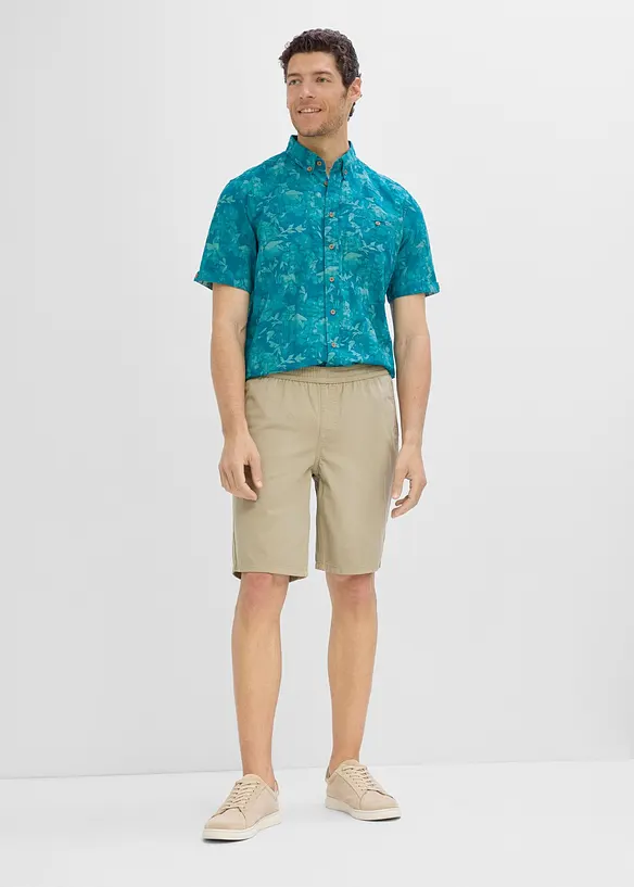 Camicia a maniche corte in seersucker, bonprix