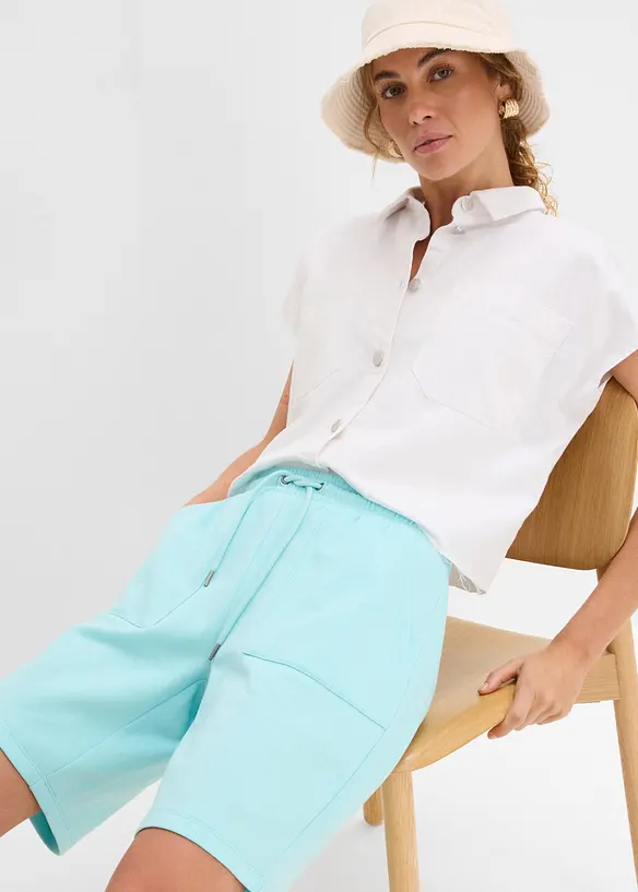 Shorts in felpa con tasche, bonprix