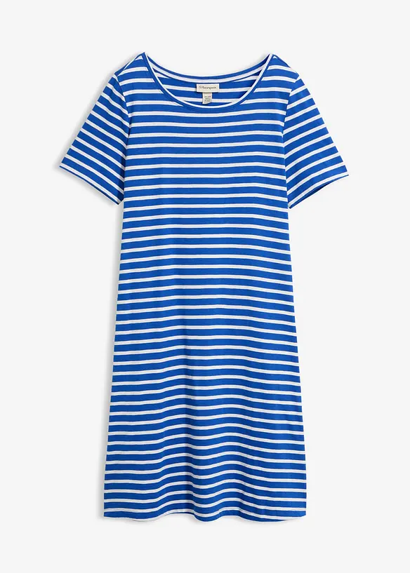 Abito di jersey in filato fiammato di cotone, bonprix