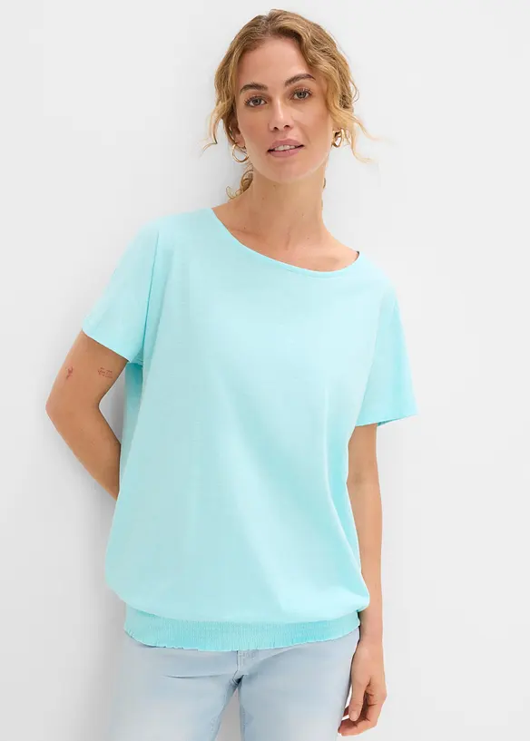 Pantaloni in viscosa con elastico in vita, bonprix