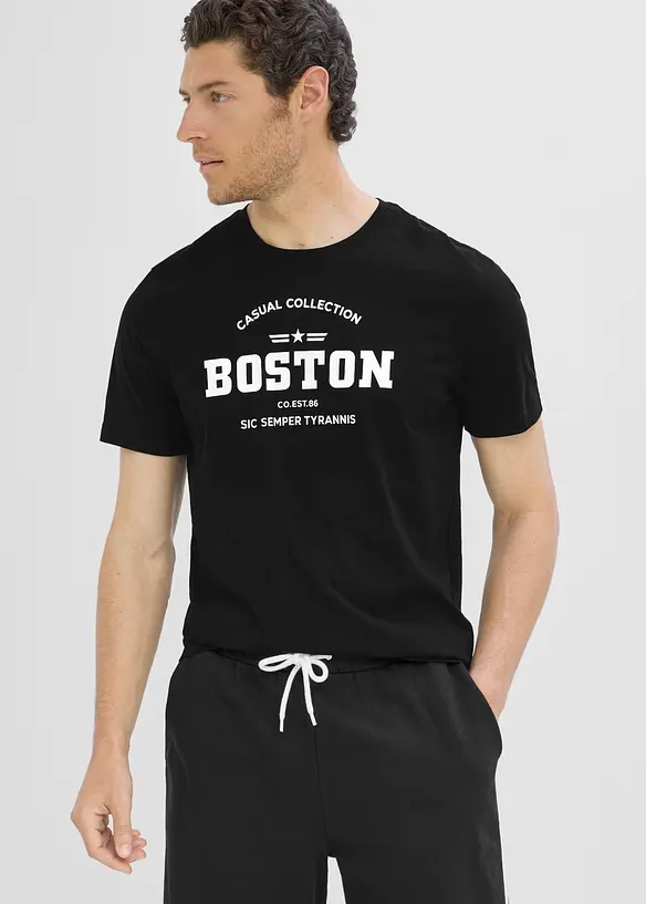 T-shirt in puro cotone (pacco da 2), bonprix