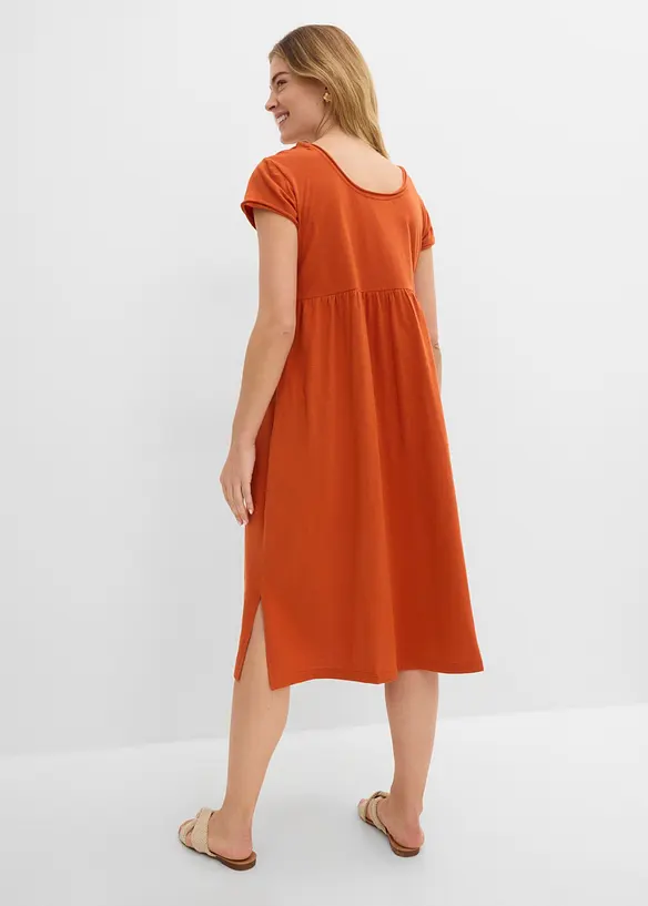 Abito midi in puro cotone biologico, bonprix