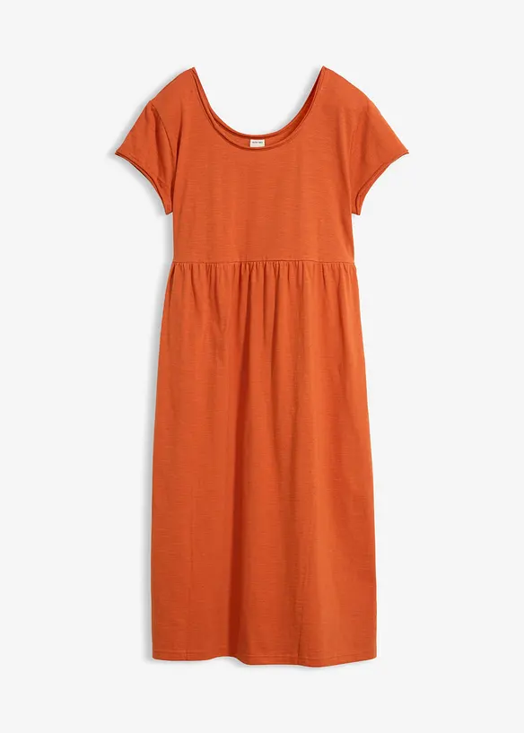 Abito midi in puro cotone biologico, bonprix