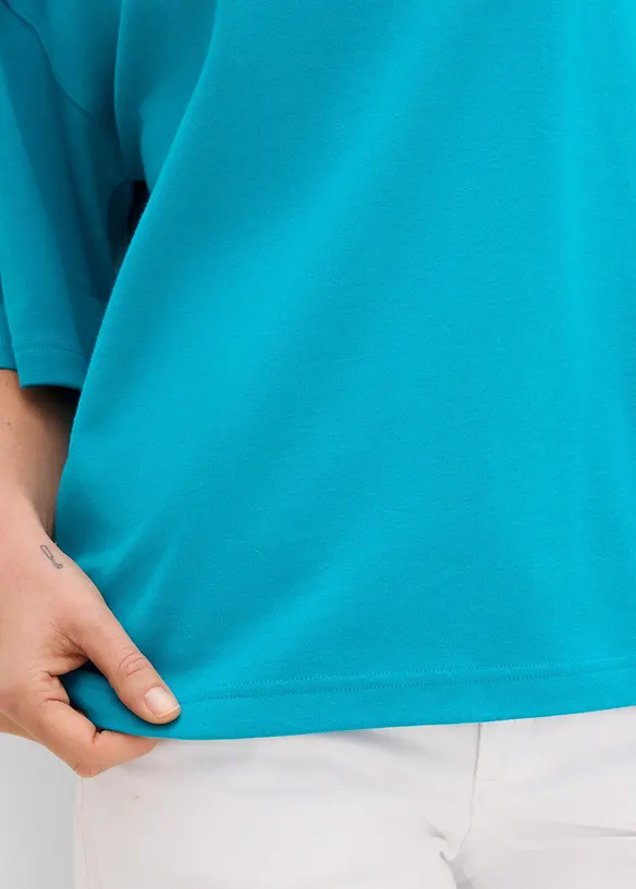 Maxi maglia in puro cotone biologico pesante, bonprix