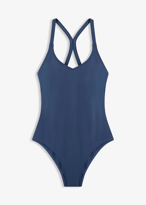 Costume sportivo ad asciugatura rapida con spalline olimpioniche, bonprix
