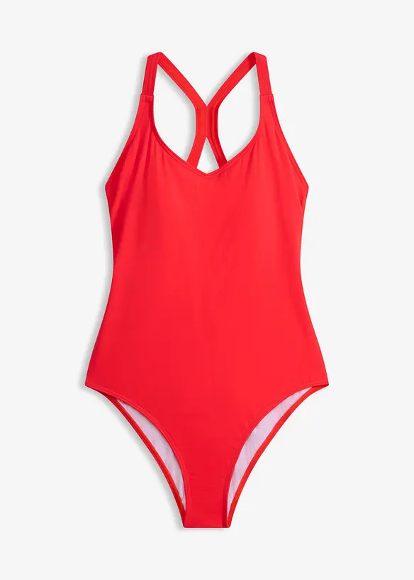 Costume sportivo ad asciugatura rapida con spalline olimpioniche, bonprix