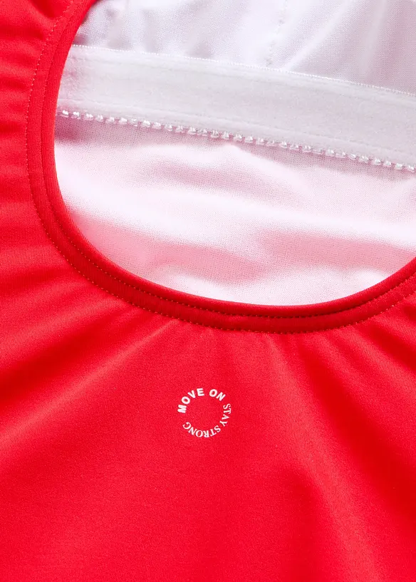 Costume sportivo ad asciugatura rapida con spalline olimpioniche, bonprix