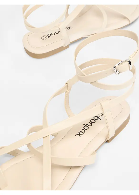 Sandali con cinturini intrecciati, bonprix