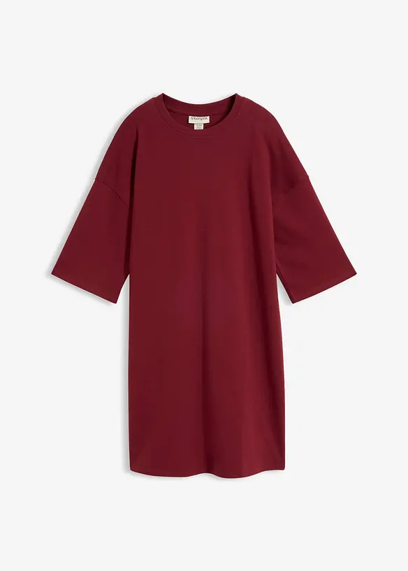 Abito oversize in maglina di cotone biologico pesante, bonprix