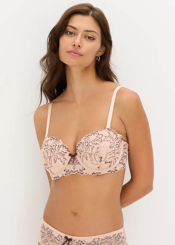 Reggiseno a balconcino con spalline multiway, bonprix