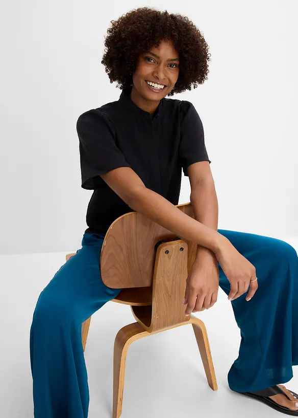 Blusa in misto viscosa, bonprix