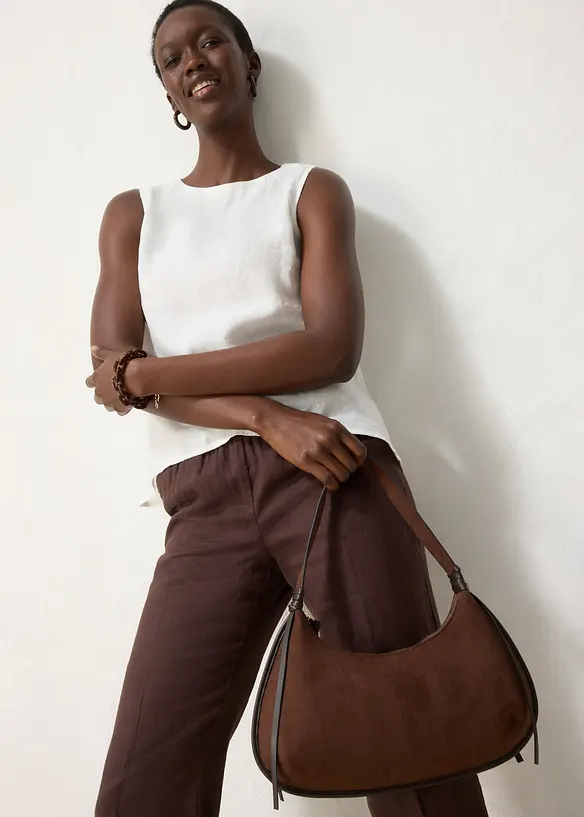 Top in puro lino, bonprix
