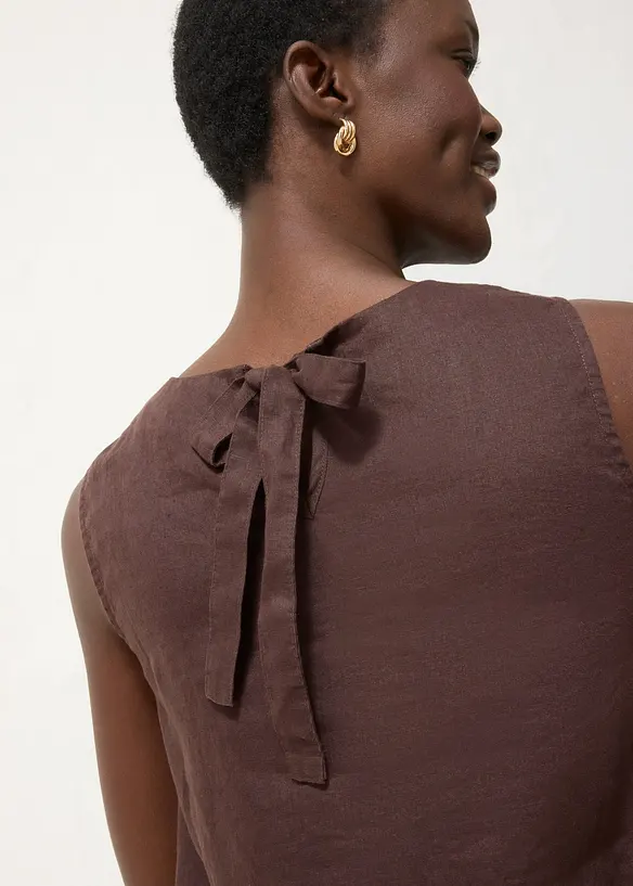 Top in puro lino, bonprix