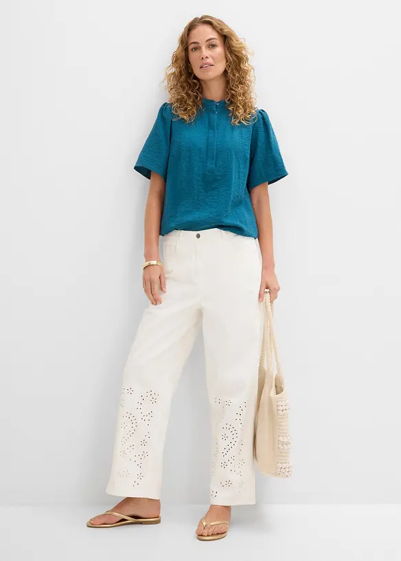 Blusa in misto viscosa, bonprix