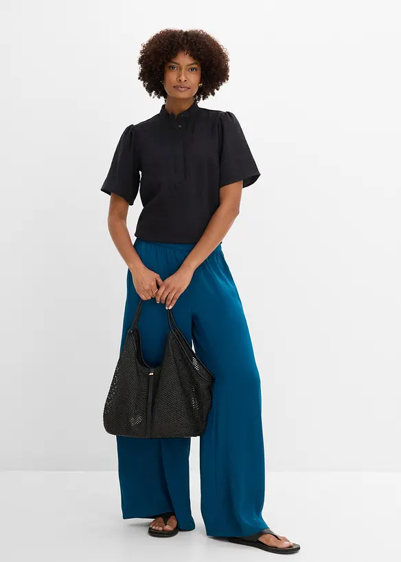 Blusa in misto viscosa, bonprix